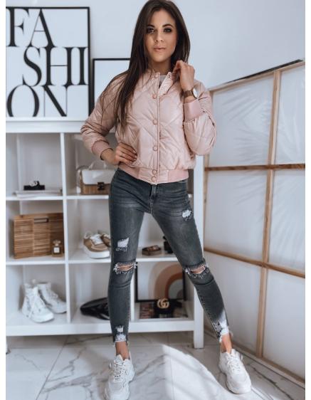Dámska bomber bunda prešívaná SHERRY ružová