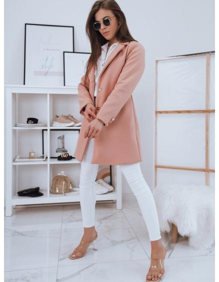 Dámske kabát jednoradový STREET LIKE oranžový