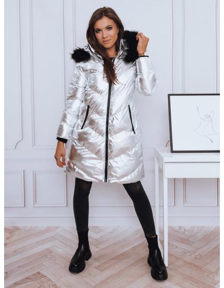 Dámska zimná parka s kapucňou DARCY biela