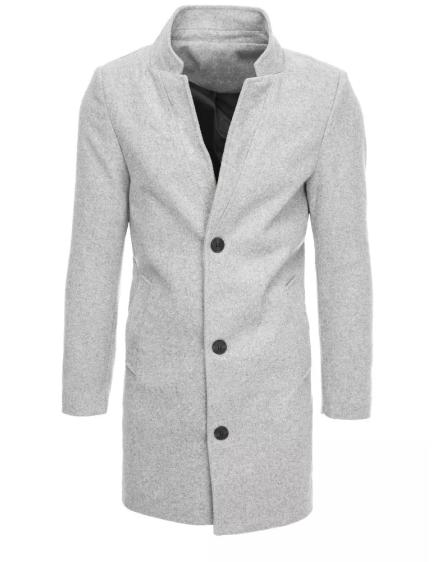 Pánsky jednoradový elegantný kabát MARCO šedá