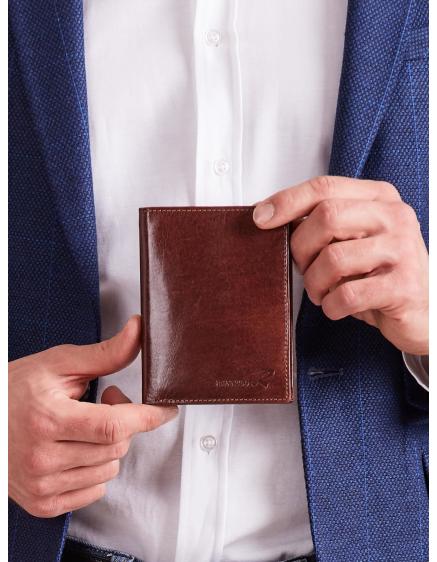 Pánska kožená peňaženka hnedá