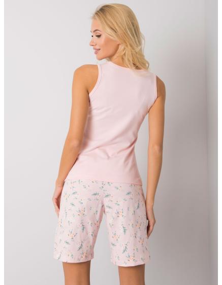Dámske dvojdielne pyžamo ALI svetlo ružové