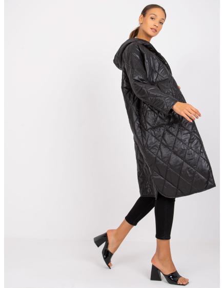 Dámska prechodná bunda s kapucňou Maule RUE PARIS čierna